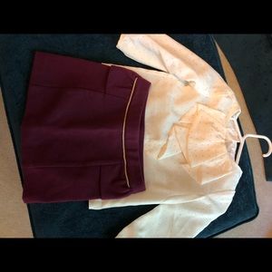 Shirt and skirt